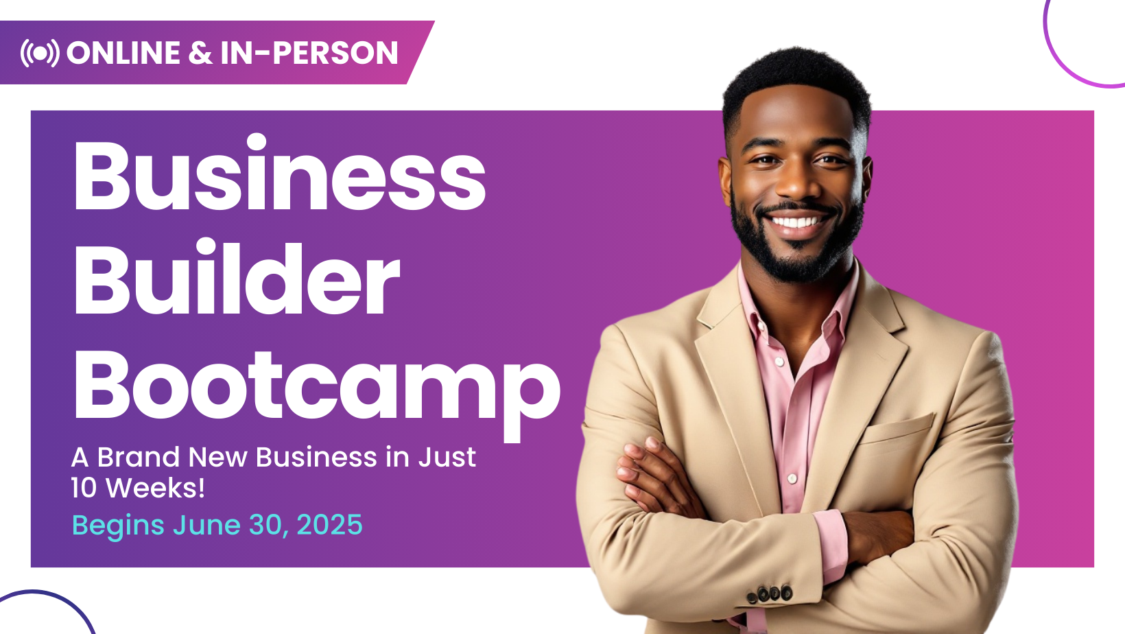 Online & In-person (Facebook Cover)